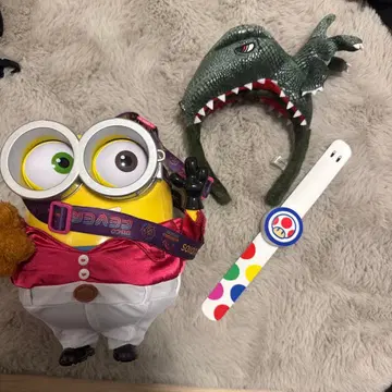 미니언 공룡 머리띠 마리오 밴딩