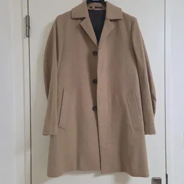 에디피스 체스터 코트 코트 캐시미어 44 카멜 EDIFICE