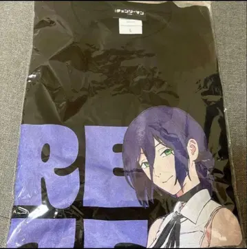 새상품 체인소 맨 극장판 레제편 레제 T셔츠 L사이즈 시부야 회장 한정판