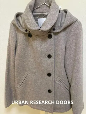 새상품급 URBAN RESEARCH DOORS 숄카라 2way 코트