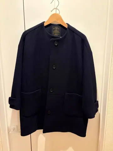 LA MARINE FRANCAISE 노카라 코트 네이비