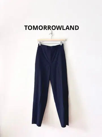 TOMORROWLAND 투모로우랜드 울 테이퍼드 팬츠 네이비