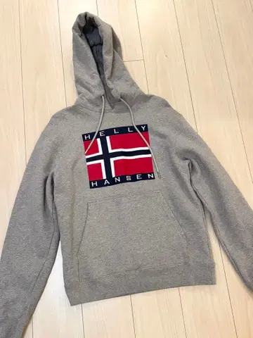Helly Hansen x sandro 후드티 그레이