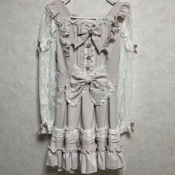 리즈리사 티아라 리본 티어드 원피스 lizlisa