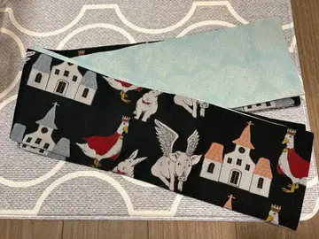 리버서블 반폭 오비 워셔블 기모노