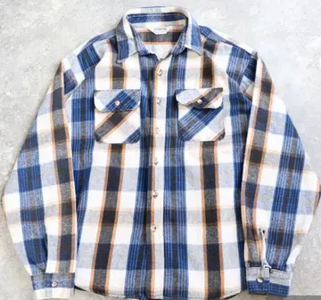 USA제 80s Five Brother 플란넬 셔츠 [XL]