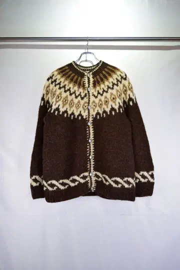 구제 의류 유로 디자인 울 니트 자켓 빈티지 유럽 구제 의류