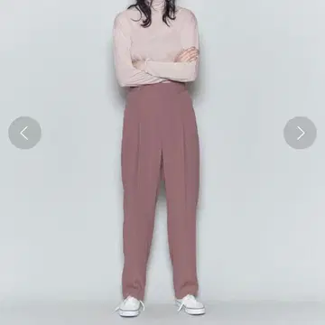 6 ROKU GEORGETTE PANTS 조젯 턱 팬츠 34