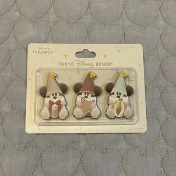 [ 미개봉 새상품 ] 디즈니 크리스마스 릴린린 데코레이션 마그넷 세트