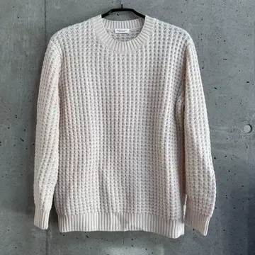 유나이티드 애로우즈 BEAUTY & YOUT 와플 니트 스웨터