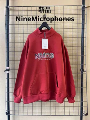 새상품 NineMicrophones HALF ZIP SWEAT 맨투맨