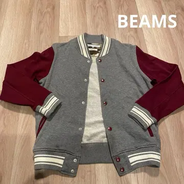 새상품급 BEAMS B-MING 슬림핏 블루종 맨투맨 원단 S