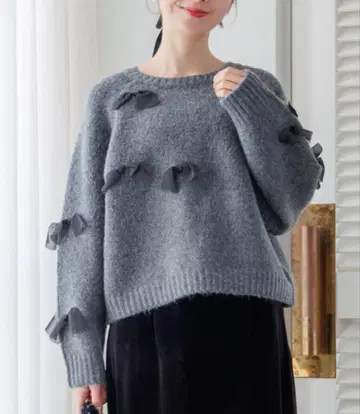 에어리 리본 니트