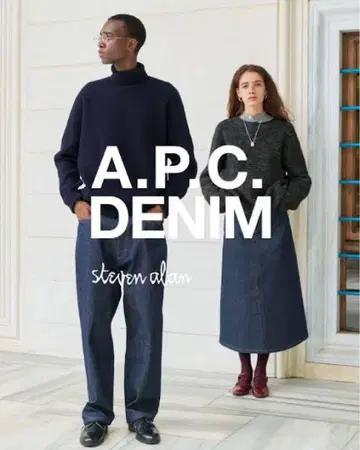 A.P.C x STEVEN ALAN 배기 데님 W32