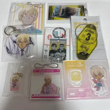 명탐정 코난 아무로 토오루 아크릴 스탠드 키링 참