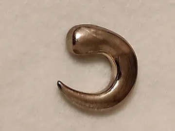 빈티지 80s 실버925 커브 이어커프