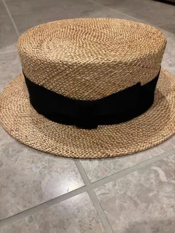 [ 새상품급 ] CA4LA 밀짚모자 캉캉 모자 카시라 남녀 공용