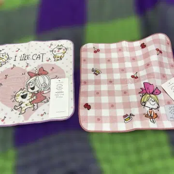 미즈모리 아도 타월 손수건 2장