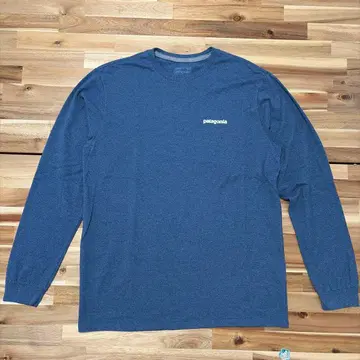 patagonia 다크 블루 긴팔 T셔츠 S 남성용 롱 슬리브