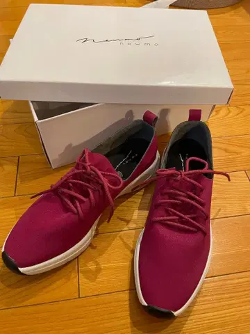 클라리노 newmo 뉴모 올웨더 대응 통굽 스니커즈 23cm