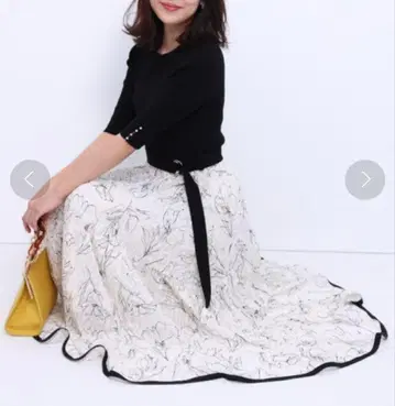 저스길리티 에어리 자카드 도킹 원피스