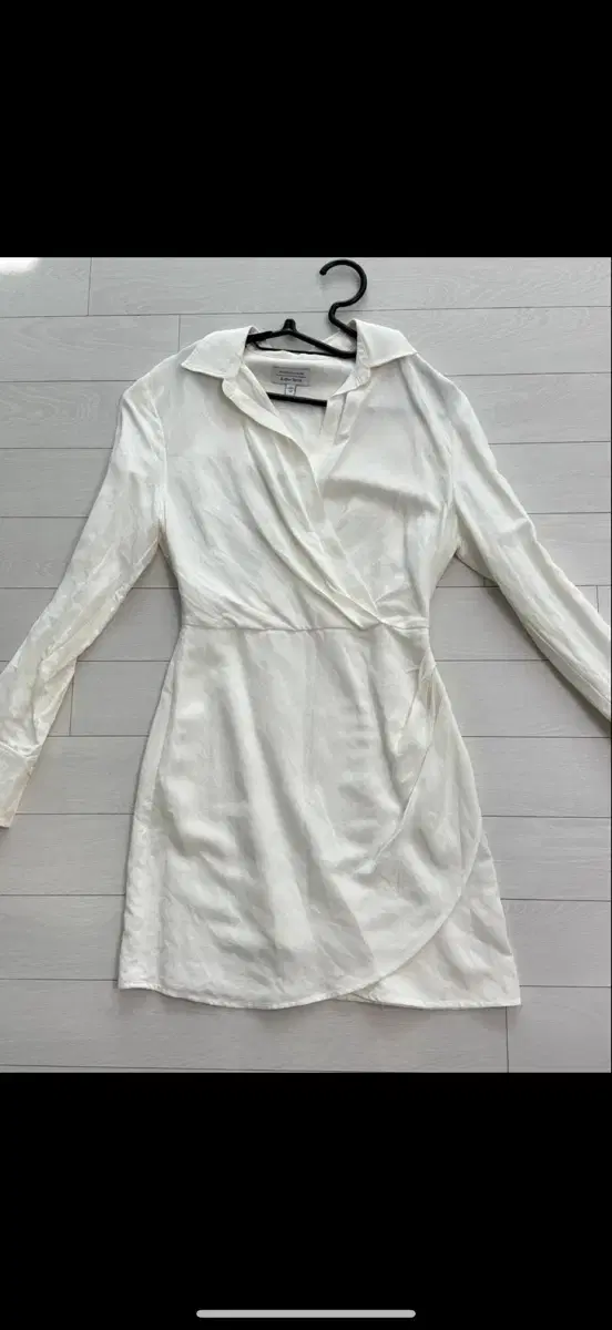 And Other Stories wrap style white shirt Onepiece