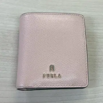 FURLA 접이식 지갑 핑크