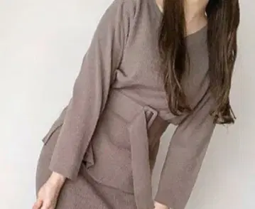 스나이델 니트 셋업