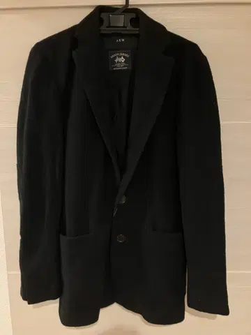 AKM MOON JERSEY 테일러드 헌팅 자켓 블랙