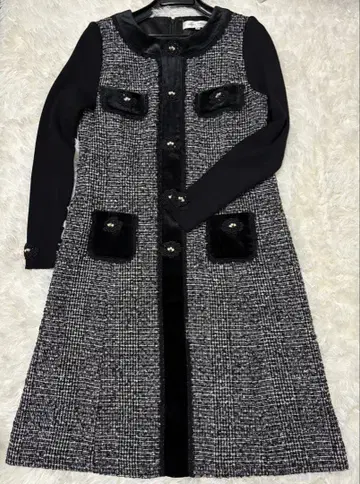 슈퍼 뷰티 트위드 원피스 42