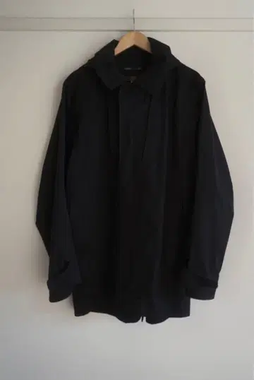 nau 블랙 후드 부착 나일론 자켓 M