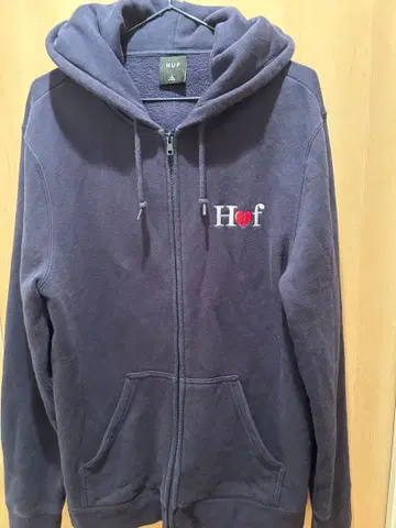 HUF 네이비 후드티 L 사이즈