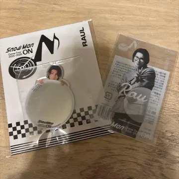 Snow Man ON 라울 클리어 스티커, 거울 스티커 세트