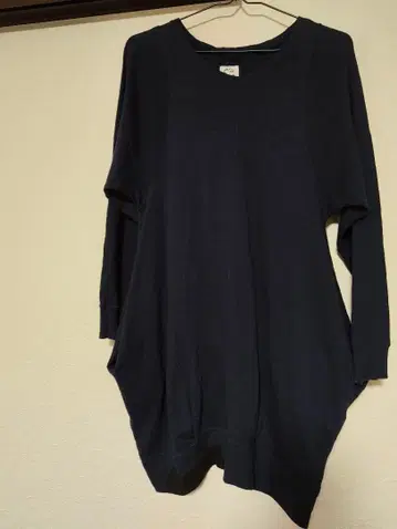 츠모리치사토 면100 네이비 원피스 S사이즈