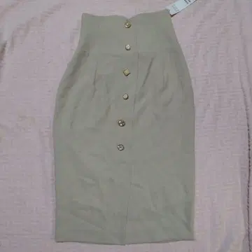 ROYAL PARTY 멀티 버튼 타이트 스커트