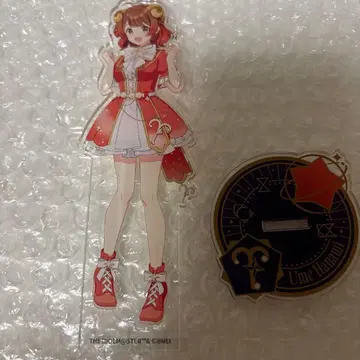 학마스 학원 아이돌 마스터 하나미 유메 스마일 베이스 카페 아크릴 스탠드