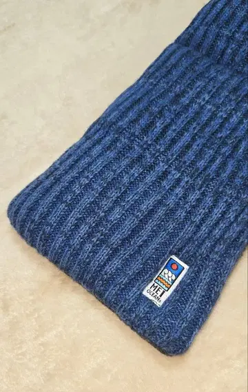 [ 새상품급 ] MEI OCEAN 니트 플러그 머플러 다크 블루