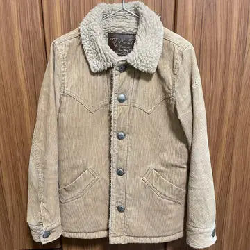 TMT 빈티지 슬라브 코듀로이 보아 런치 코트