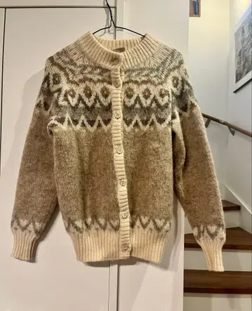 Hilda Ltd. 아이슬란드제 빈티지 울 가디건