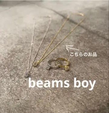 BEAMS BOY / 썬플라워 목걸이 GOLD 실버 925