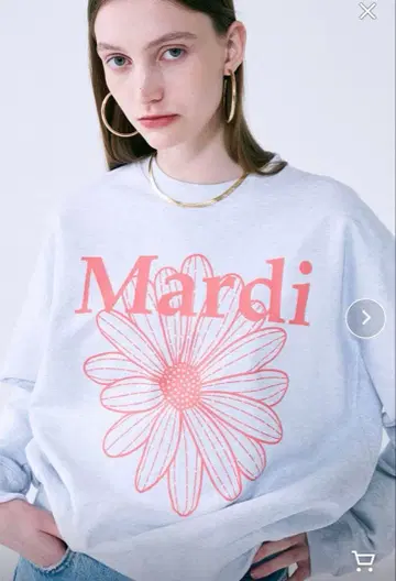 ZOZO 구매 정품 마르디메크르디 맨투맨