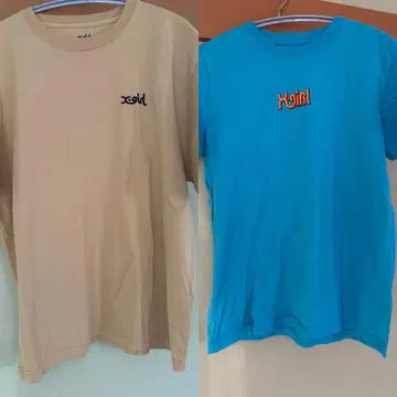 X-girl 엑스걸 T셔츠 2장 세트