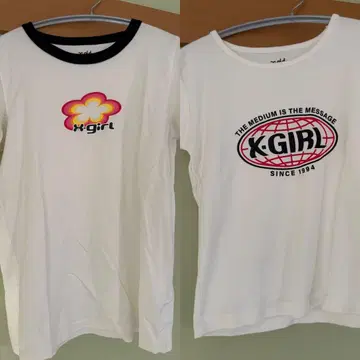 엑스걸 T셔츠 2장 세트