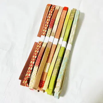 [ 중고 ] 순수 실크 허리띠 사가니시키 8개 묶음 판매