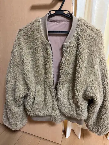 플리스 자켓 봄버 자켓