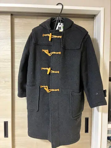 Gloverall 그레이 더플 코트