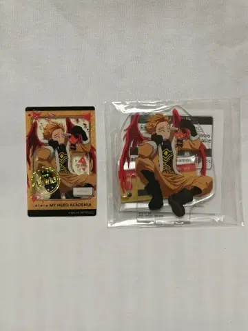 호크스 빅 아크릴 플레이트 금박 클리어 카드 나의 히어로 아카데미아