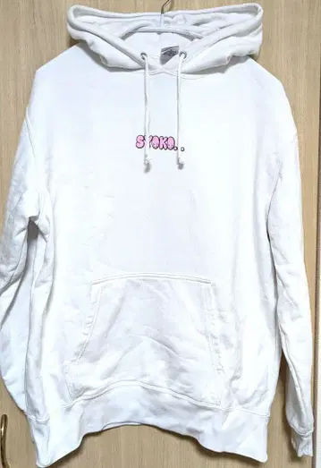 BPF 화이트 후드티 L 사이즈