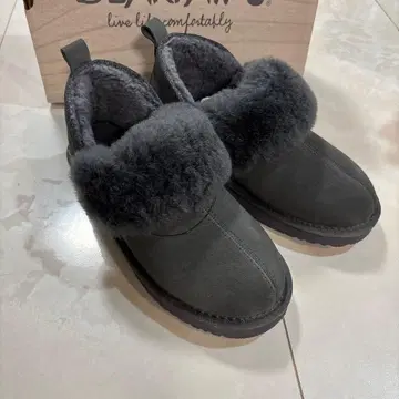 BEARPAM 베어파우 그레이 퍼 어그 부츠