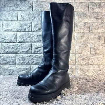 컨디션 최상 camper 캠퍼 롱 부츠 사이드 지퍼 블랙 35